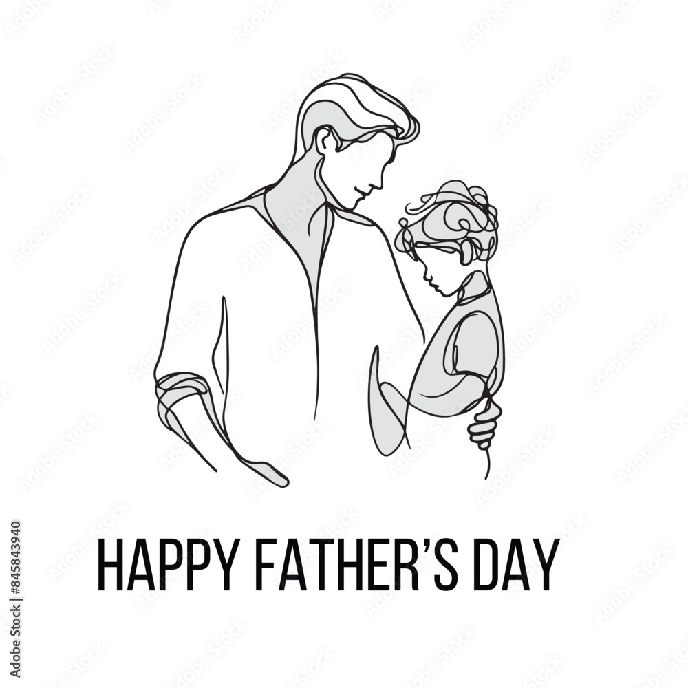 Happy Father's Day Vector Post Design, Son & Father's together, my dad my hero, daddy's girls. Happy Father's Day Vector Post Design, Son & Father's together, my dad my hero, daddy's girls.
