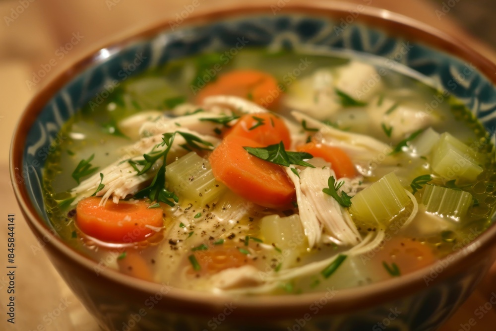 Thick chicken broth Thick chicken broth