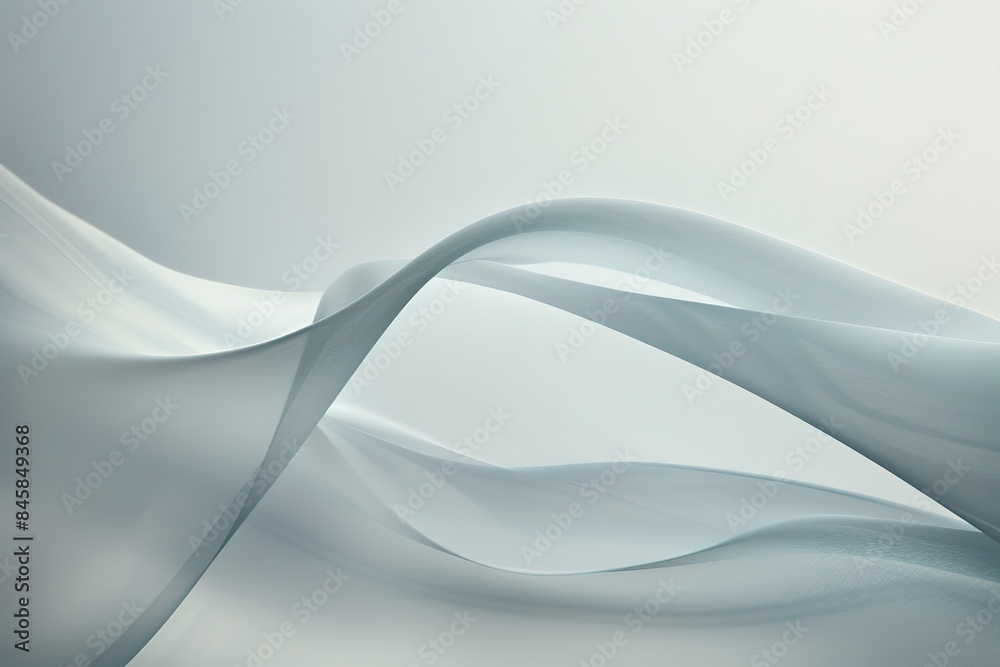 Abstract white waves design with a smooth, flowing appearance. Abstract white waves design with a smooth, flowing appearance.