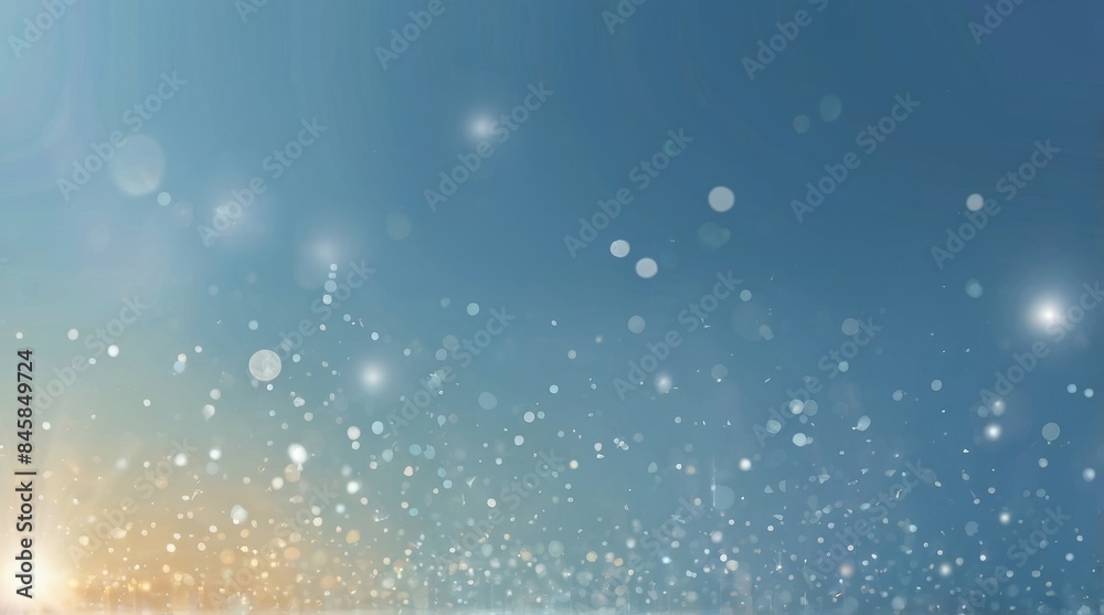 A blue sky with a lot of white and blue dots A blue sky with a lot of white and blue dots