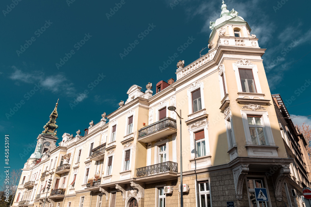 Generic architecture and street view from Belgrade, Serbia Generic architecture and street view from Belgrade, Serbia