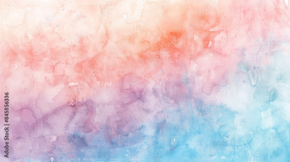 Obraz premium Soft Pastel Watercolor Background: Serene Color Palette