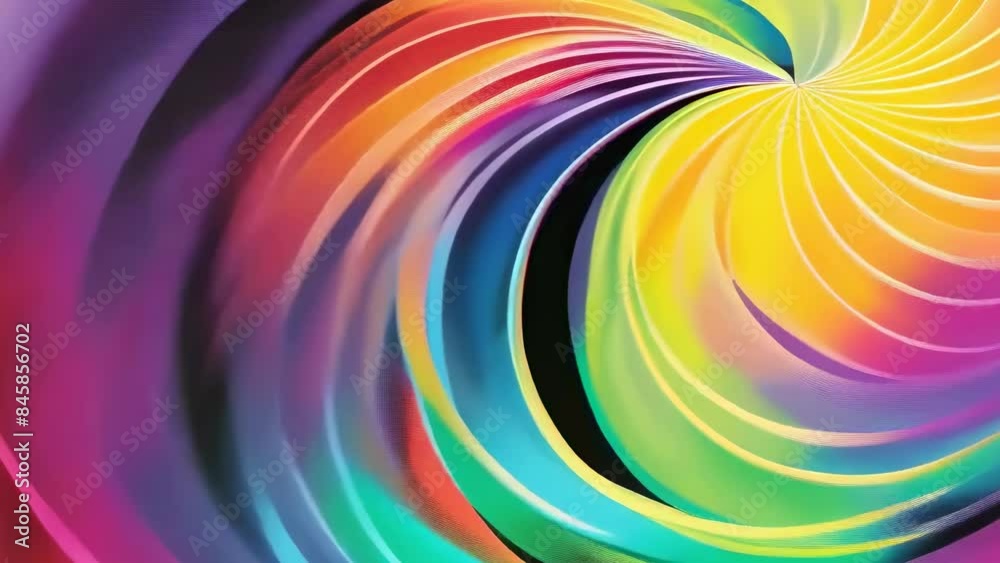 This vibrant abstract art features a captivating swirl of multicolored patterns and gradients. The composition is dynamic, with a fluid motion that creates a sense of energy and movement This vibrant abstract art features a captivating swirl of multicolored patterns and gradients. The composition is dynamic, with a fluid motion that creates a sense of energy and movement