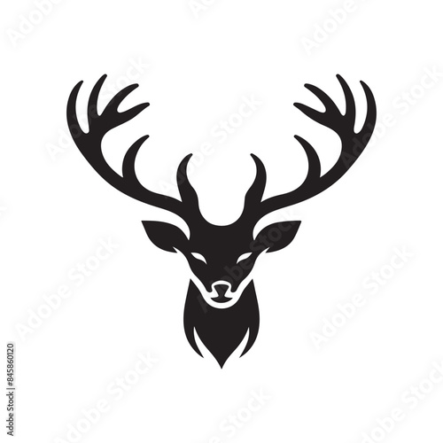 Deer head vector illustration