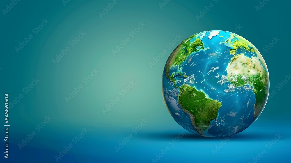 Earth day concept on white background, World environment day Earth day concept on white background, World environment day