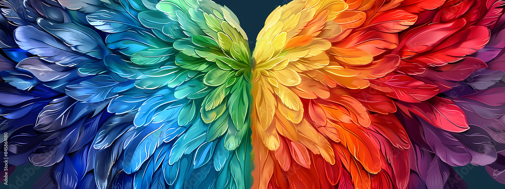 Wings of Color: An Artistic Expression Wings of Color: An Artistic Expression