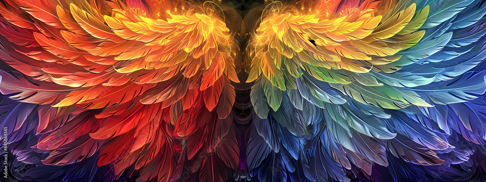 Wings of Color: An Artistic Expression Wings of Color: An Artistic Expression