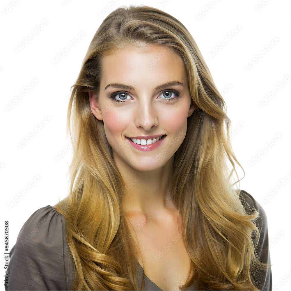 Caucasian female model transparent background Caucasian female model transparent background