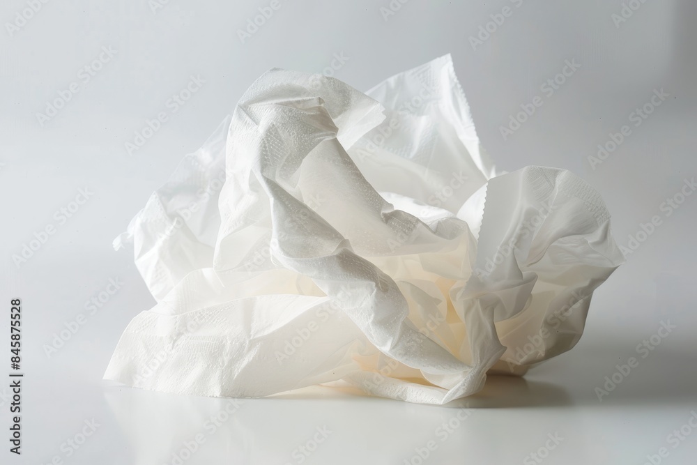 White background with tissue White background with tissue