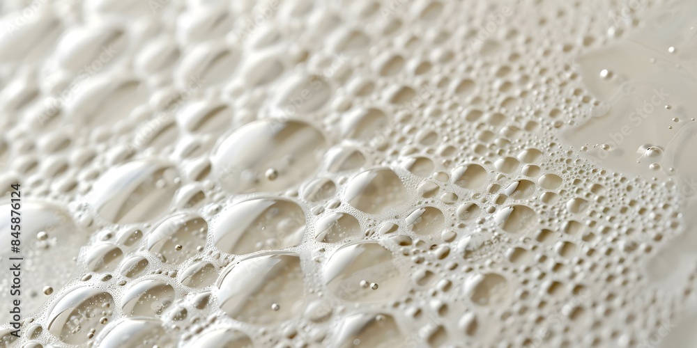 Macro Photography of Water Droplets on a Soap Surface. Concept Macro Photography, Water Droplets, Soap Surface, Nature Abstract, Close-up Shots Macro Photography of Water Droplets on a Soap Surface. Concept Macro Photography, Water Droplets, Soap Surface, Nature Abstract, Close-up Shots