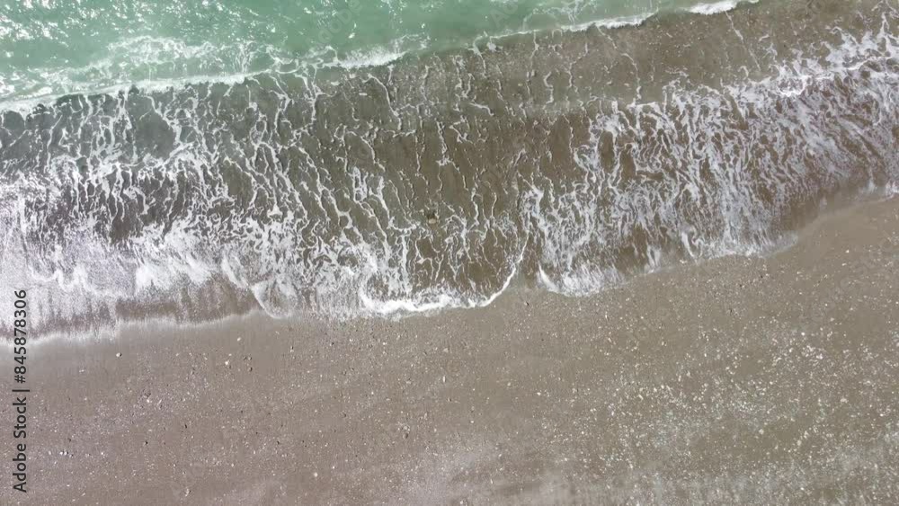 Waves crashing on the shore. Waves crashing on the shore.