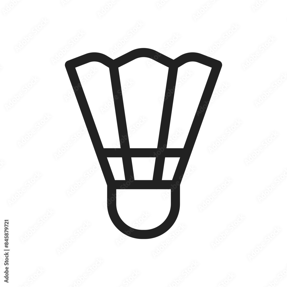 Shuttlecock Icon Perfect for Badminton and Sports Illustrations Shuttlecock Icon Perfect for Badminton and Sports Illustrations