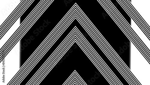 Abstract background with black and white stripes.Backdrop in UHD format 3840 x 2160.Wallpaper 4k. photo