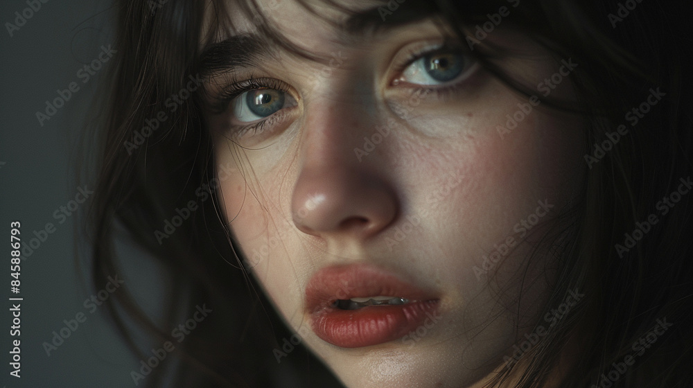 portrait of a beautiful woman, - Generative AI portrait of a beautiful woman, - Generative AI