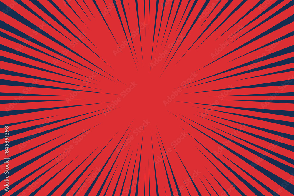 Obraz premium Speed lines wallpaper with pop art vector