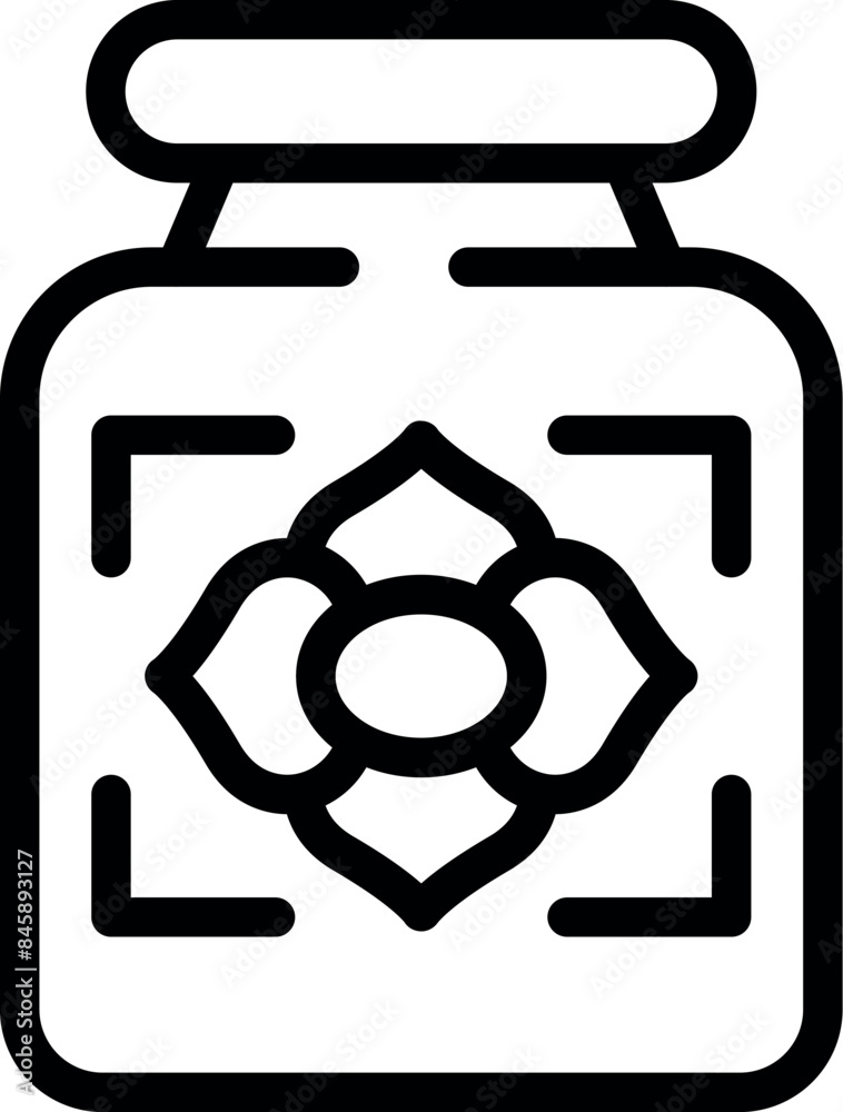 Jar is containing ayurvedic medicine made with natural ingredients for holistic healing Jar is containing ayurvedic medicine made with natural ingredients for holistic healing