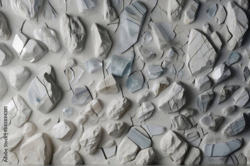 Obraz premium white stone surface background