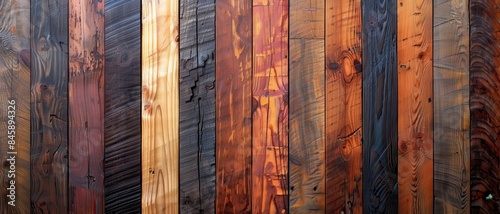 Varied wood finishes backgrounds with intricate patterns, ideal for ad visuals, focus on natural beauty, vibrant, blend mode, vintage cabin backdrop