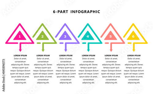 6-Part Minimalist Infographic Template
