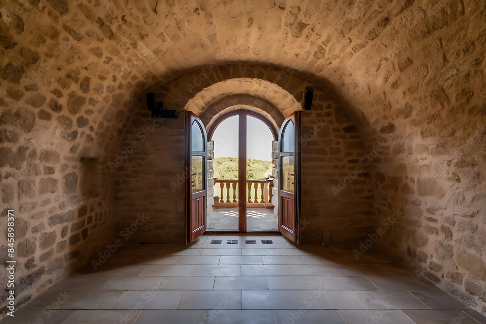 Fototapeta premium arches of the church