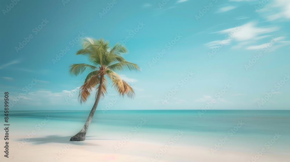 Coconut tree at tropical beach Coconut tree at tropical beach