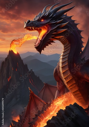 dragon in the night © Artist