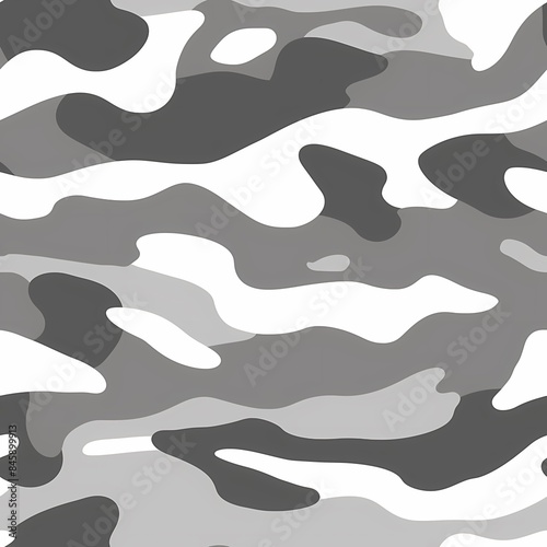 Simple Camouflage seamless pattern in Gray. Military camouflage. illustration formats 4096 x 4096