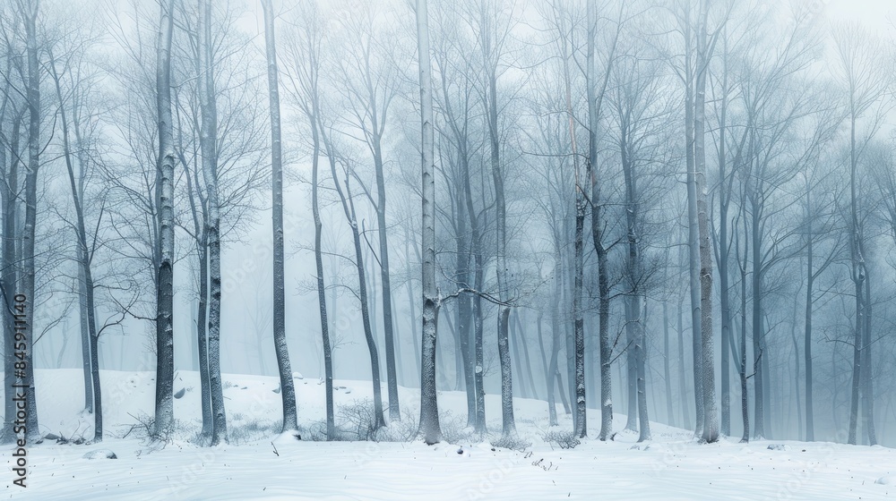 Winter Trees in the Forest Winter Trees in the Forest