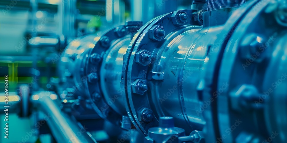 Fototapeta premium Using data analytics and machine learning to predict equipment maintenance schedules efficiently. Concept Equipment Maintenance, Data Analytics, Machine Learning, Predictive Modeling
