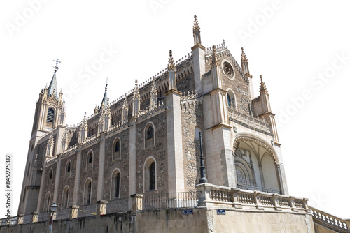 Saint Jerome the Royal (Spanish: San Jerónimo el Real), a Roman Catholic church from the early 16th-century in central Madrid, Spain. photo