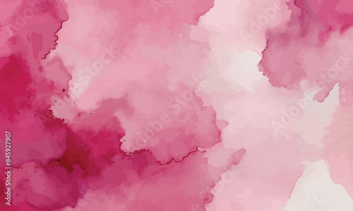 Pink watercolor abstract background