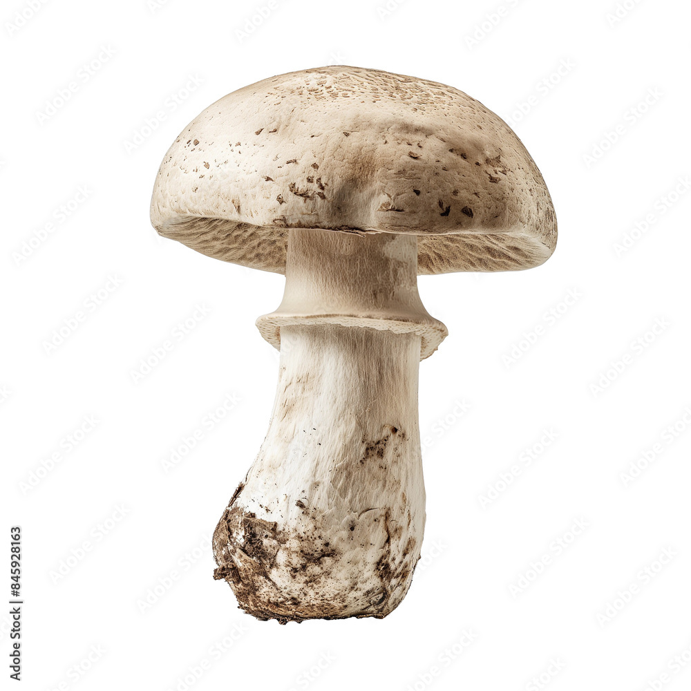 Edible mushroom, forest mushroom, isolated Edible mushroom, forest mushroom, isolated
