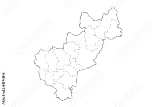 Obraz na płótnie Municipios del estado de Queretaro, México w salonie