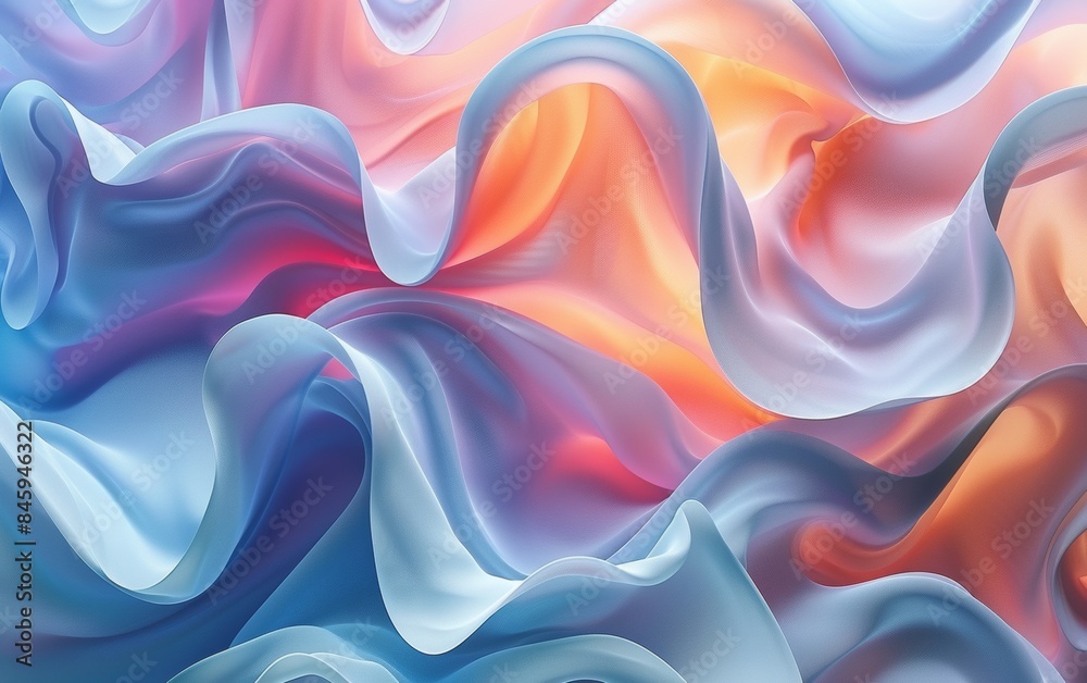 Obraz premium Abstract Colorful Wave Pattern Background