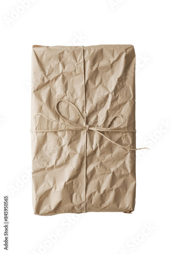 Isolated PNG Brown Gift Packing Bag, GENERATIVE AI