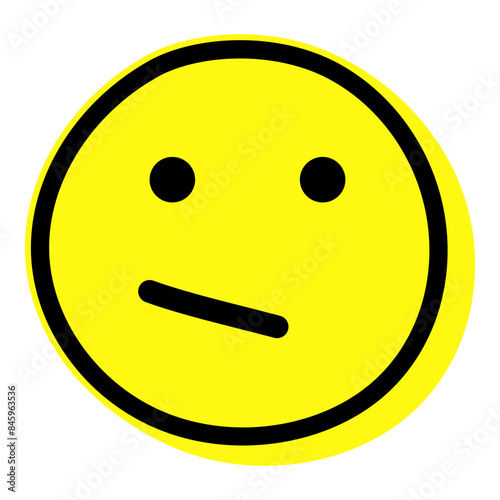 Hand drawing emoji upset