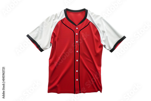 Classic Baseball Shirt Design Isolated on Transparent Background