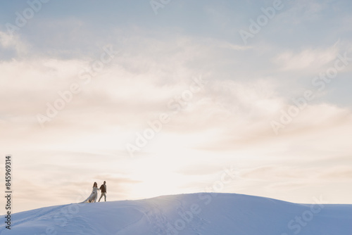 person on the top of mountain