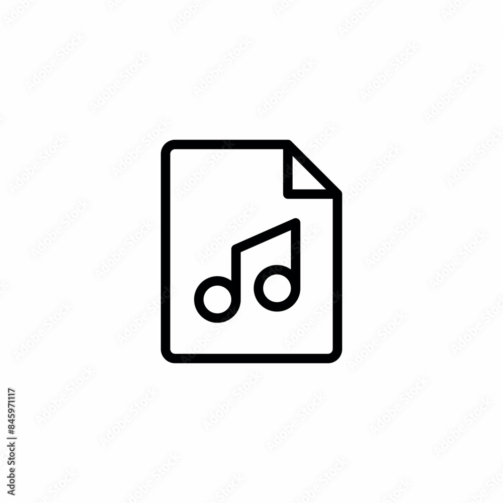 music audio file document icon music audio file document icon
