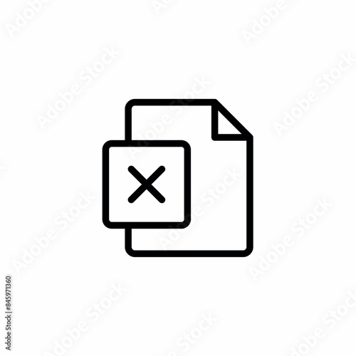 file document delete incorrect icon