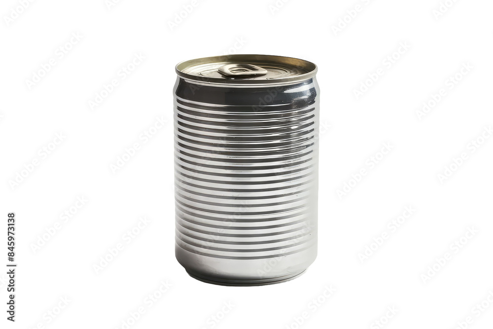 Isolated PNG Metal Can Container, GENERATIVE AI Isolated PNG Metal Can Container, GENERATIVE AI