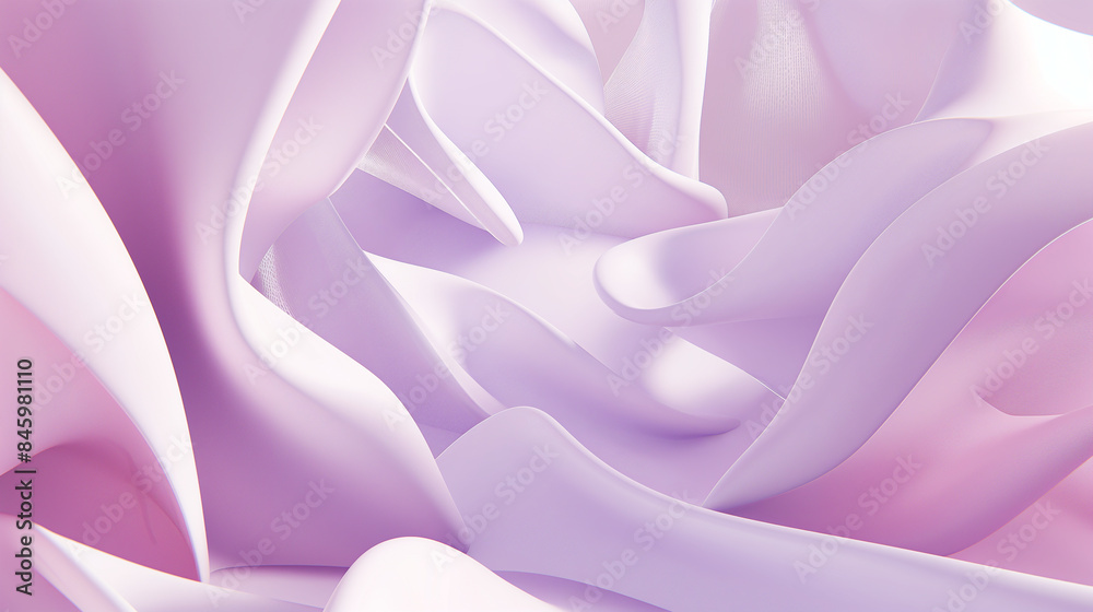Fototapeta premium 3d abstract shapes in pastel and glossy colors, perfect background for text and logo
