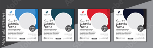 Digital marketing agency and corporate social media post template