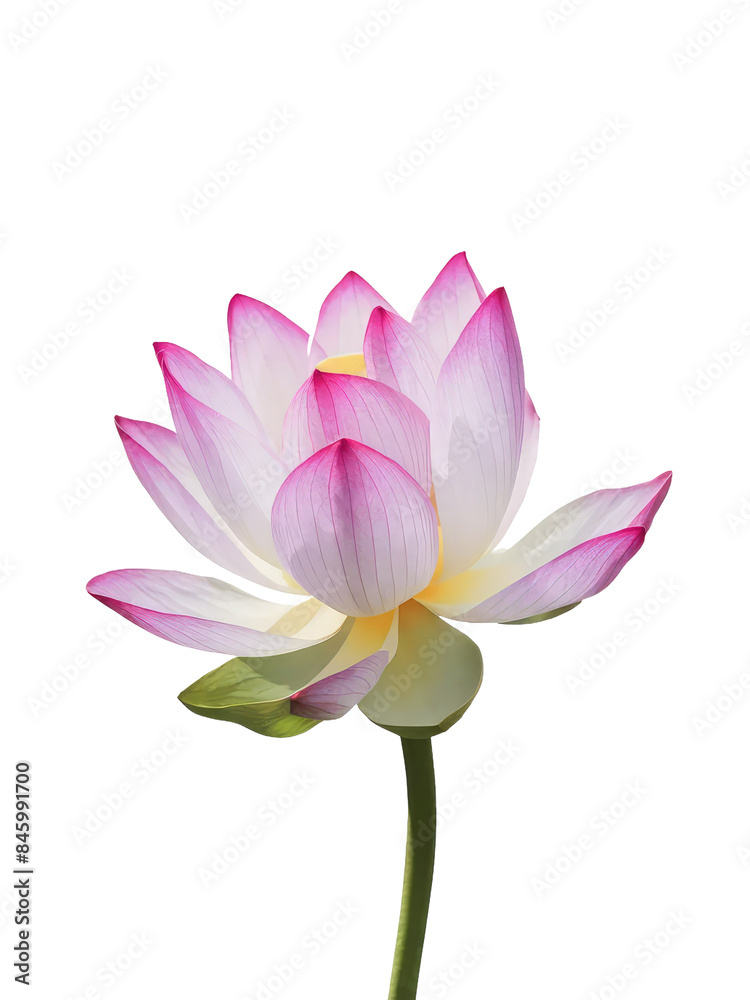 Isolated PNG Lotus Flower, GENERATIVE AI Isolated PNG Lotus Flower, GENERATIVE AI