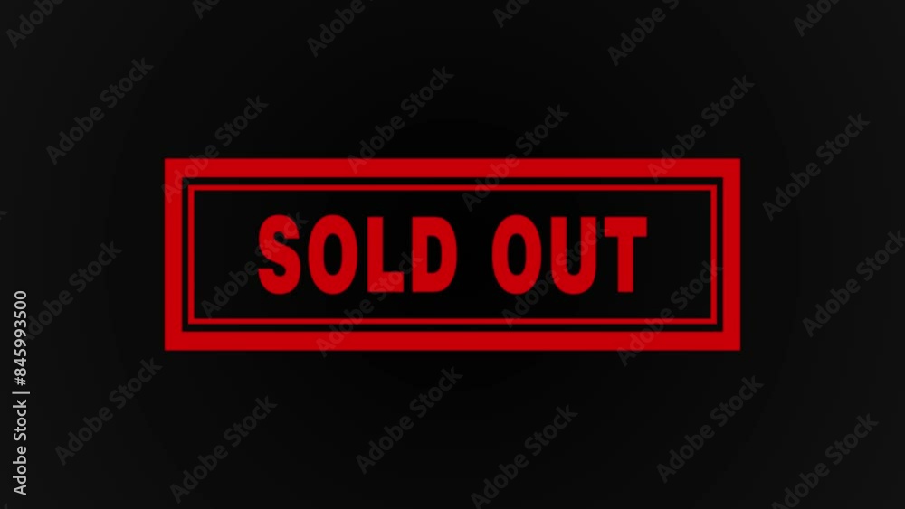 Grunge red sold out word zoom square rubber seal stamp on black background Grunge red sold out word zoom square rubber seal stamp on black background
