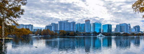 Central business district in Orlando city, is the 23rd largest metropolitan area in the USA. photo