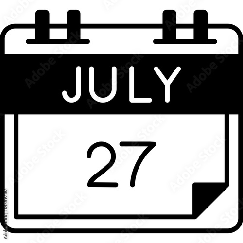 July 27 Icon