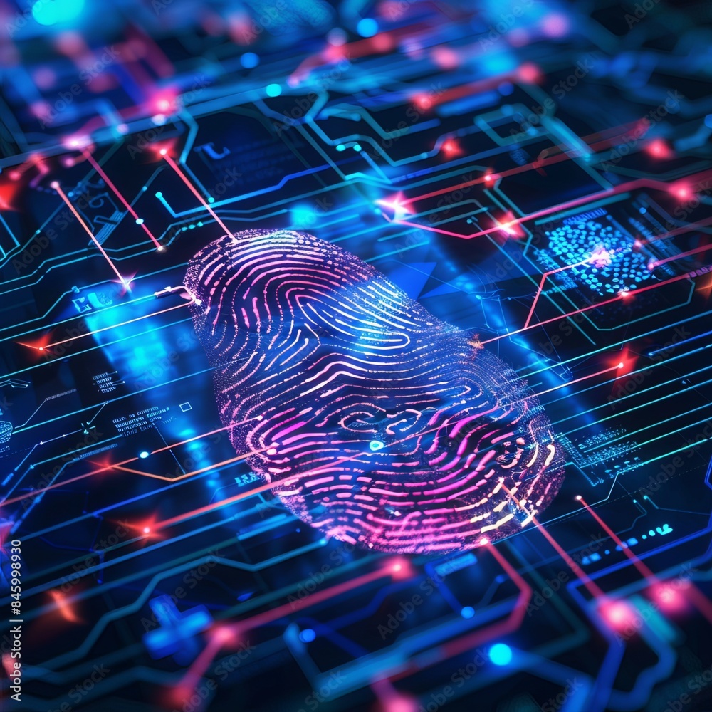 Biometric Identification Fingerprint Scanner For accessing personal ...