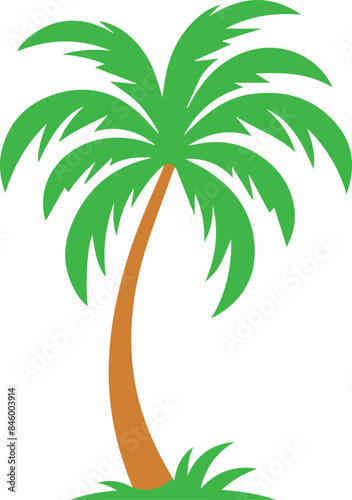 palm tree silhouette vector illustration