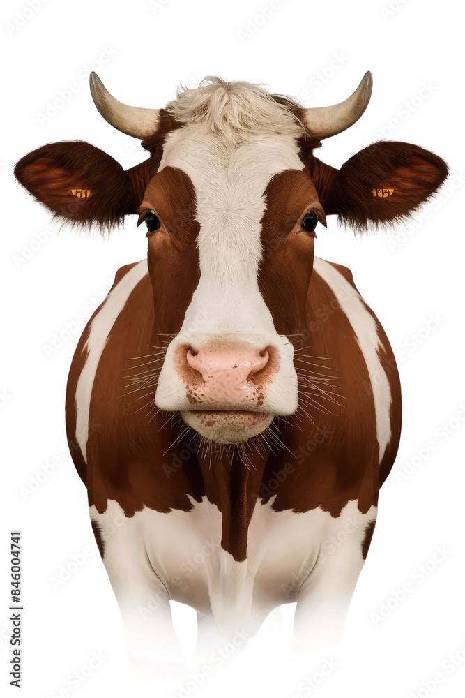 Isolated PNG Cow Wildlife, GENERATIVE AI
